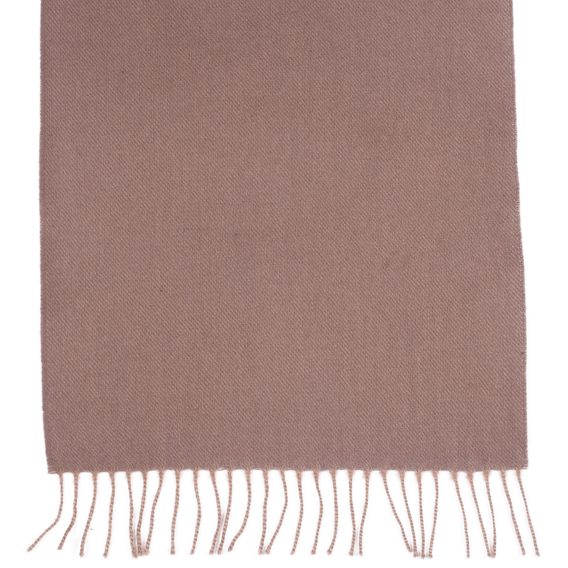 Klasická vlněná šála John & Paul - hnědá