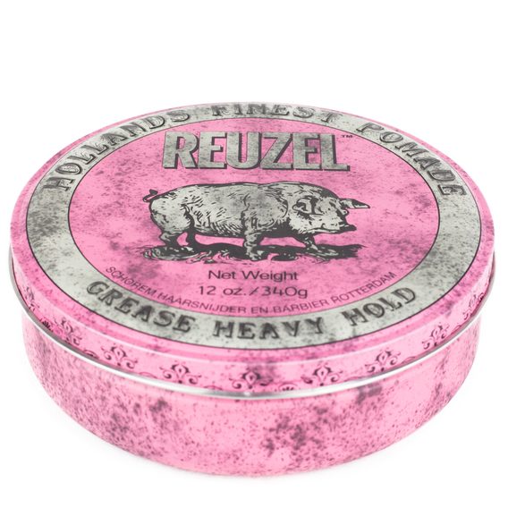 Reuzel Pink Grease Heavy Hold - pomáda na vlasy (340 g)
