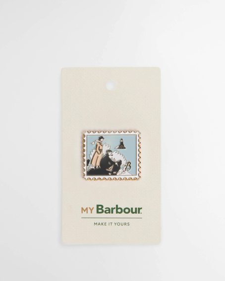 Barbour Postage Stamp Pin