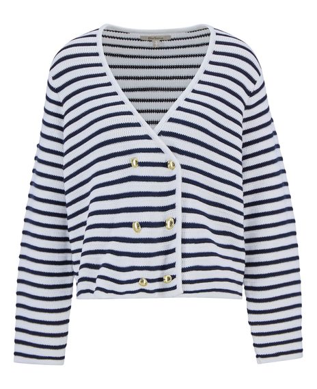 Barbour Abby Striped Cardigan