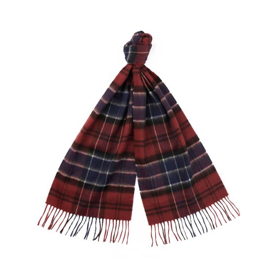 Barbour Tartan Scarf with Cashmere