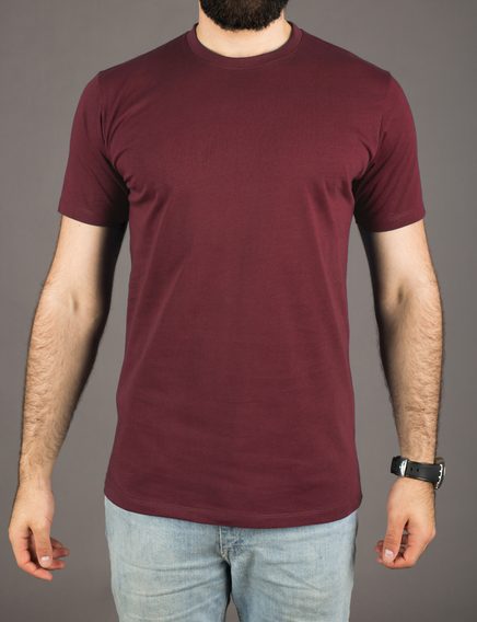 Pořádné tričko John & Paul - vínové