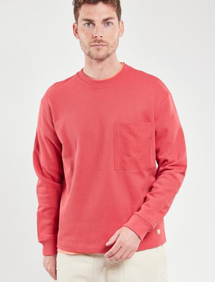 Armor Lux Héritage Cardinal Sweater — Bright Red