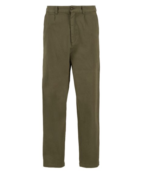 Barbour Washed Stretch Relaxed Trousers — Light Sage