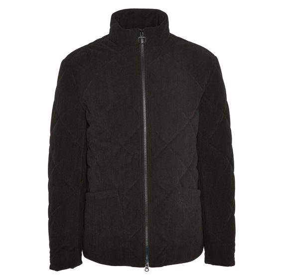 Barbour Cord Liddesdale Quilted Jacket — Classic Black