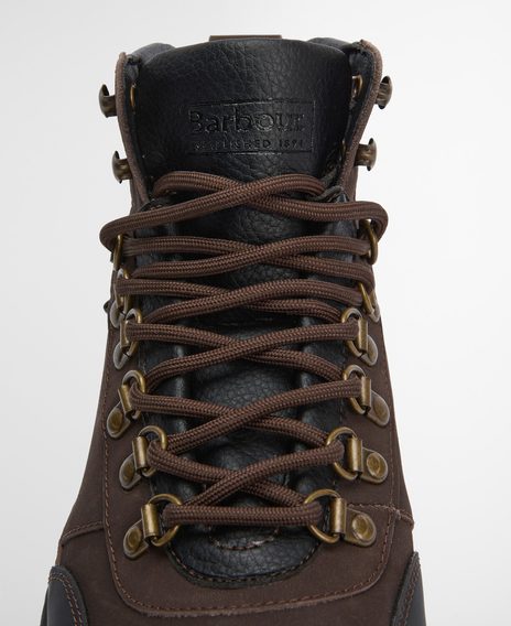 Barbour Sidwood Hiking Boots — Brown Nubuck