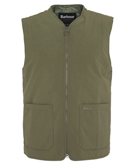 Barbour Harpen Padded Gilet — Olive