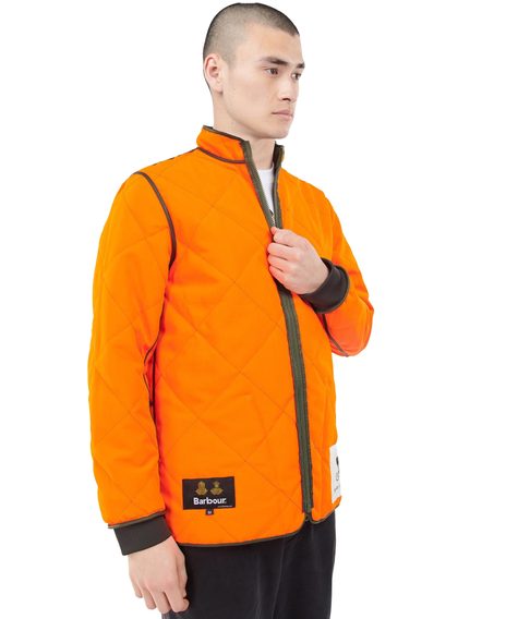 Двулицево яке Barbour x Brompton Reversible Fold Quilted Jacket - Olive