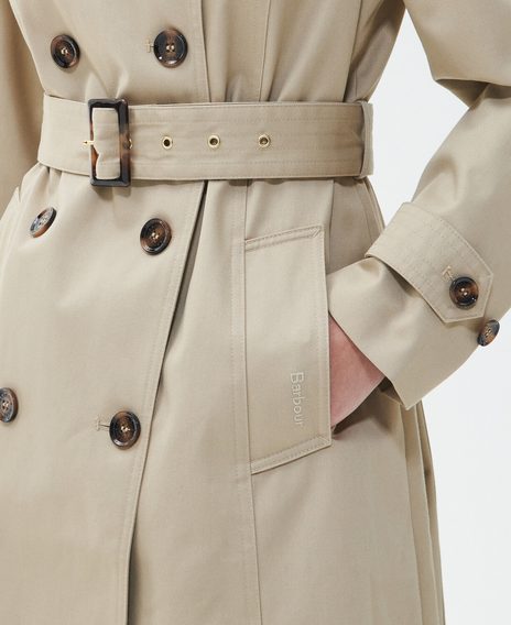 Barbour Short Greta Showerproof — Light Fawn