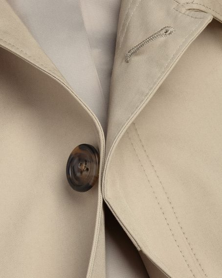 Charles Tyrwhitt Showerproof Raincoat — Stone