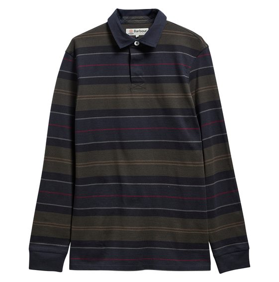 Barbour Frith Tartan Stripe Rugby Shirt