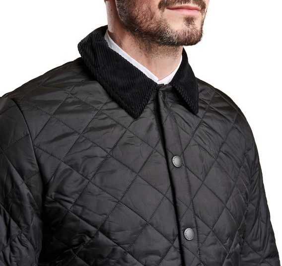 Barbour Heritage Liddesdale Quilted Jacket — Black