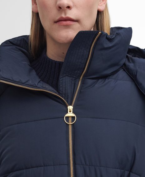 Barbour Mannue Puffer Jacket — Navy