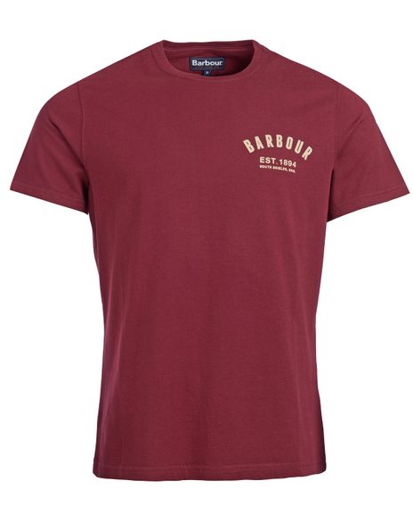 Памучна тениска Barbour Preppy Tee - Ruby