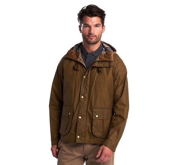 Lehká voskovaná bunda Barbour Lightweight Campbell Wax - písková