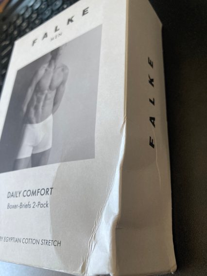 Bazar: Falke 2-Pack Daily Comfort Boxers — White (M)