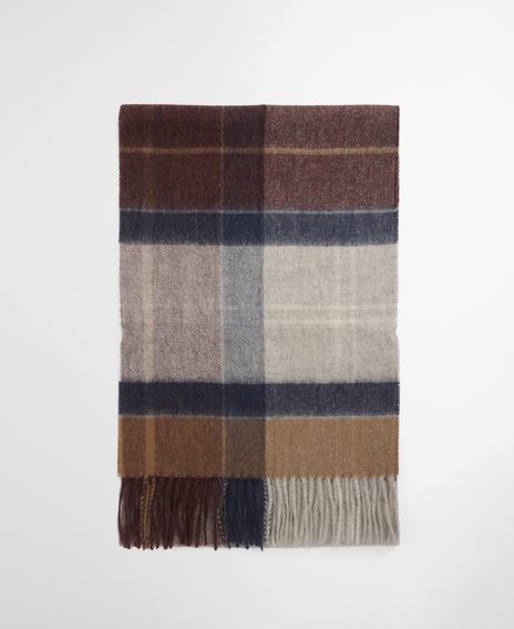 Barbour Inverness Tartan Scarf — Midnight Oak Tartan