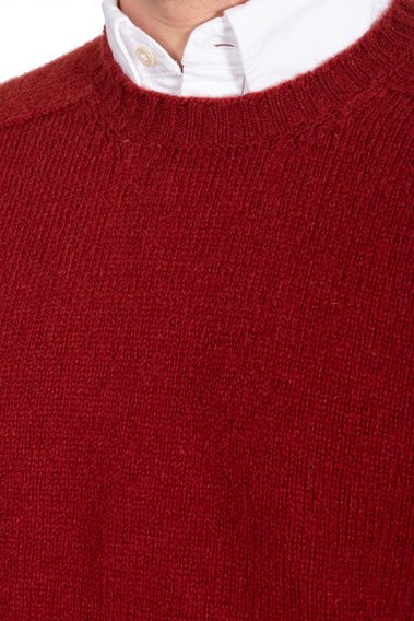 Jamieson's Saddle Shoulder Jumper — Ruby