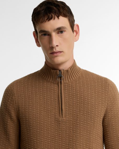 Barbour Pluckley Half Zip Knitted Jumper