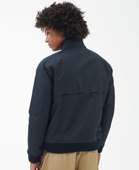 Barbour Porton Wax Jacket — Classic Navy