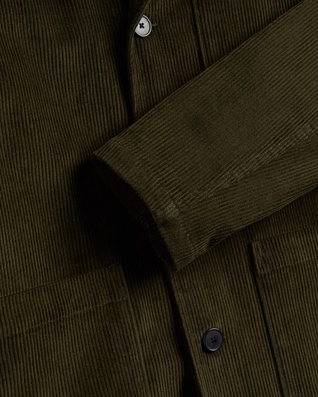 Portuguese Flannel Working Blazer Cord — Olive