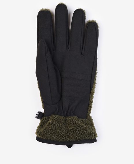 Barbour Eskdale Fleece Gloves — Olive