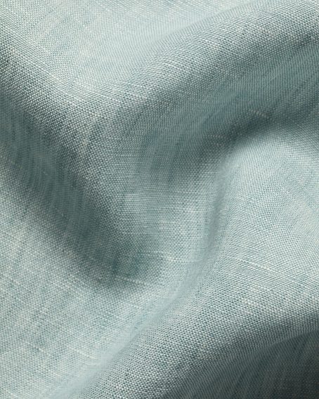 Charles Tyrwhitt Pure Linen Shirt — Teal Green
