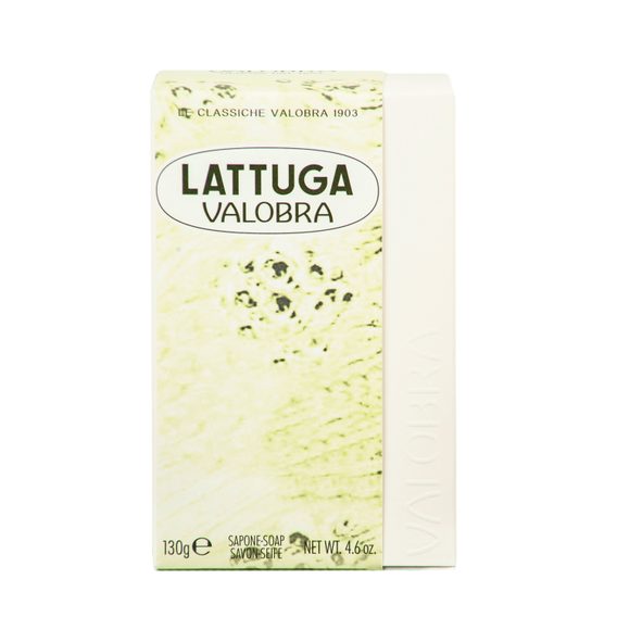 Jemné tuhé mýdlo Valobra Lattuga (130 g)