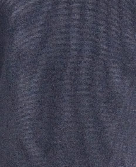 Barbour Carn Baffle Zip Through Jumper — Navy