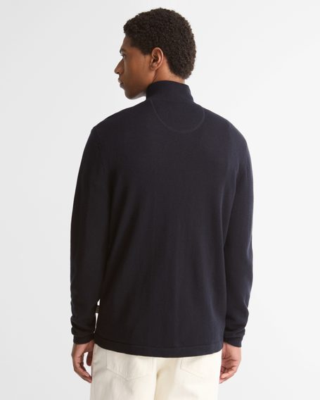 Barbour Bellam Knitted Cardigan — Navy