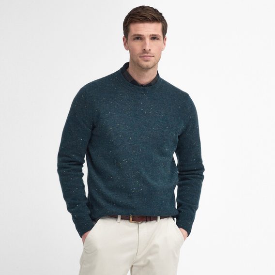 Barbour Tainsbury Crew Neck Jumper — Seaweed