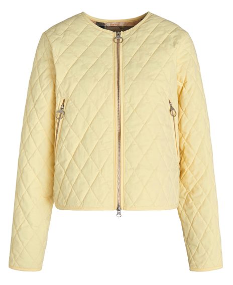 Barbour Caroline Quilted Jacket — Lemon Souffle