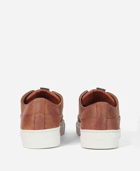 Barbour Lago Trainers — Cognac