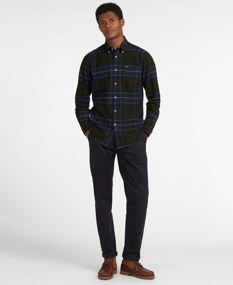 Barbour Lutsleigh Shirt — Forest