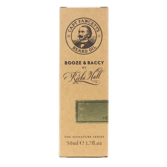 Olej na plnovous Cpt. Fawcett Ricki Hall's Booze & Baccy (50 ml)