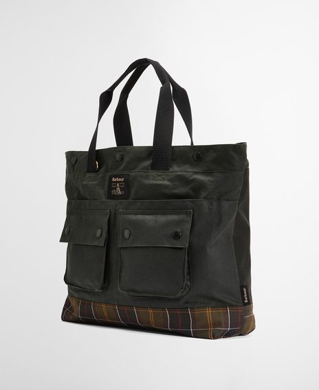 Barbour Field Wax Tote Bag