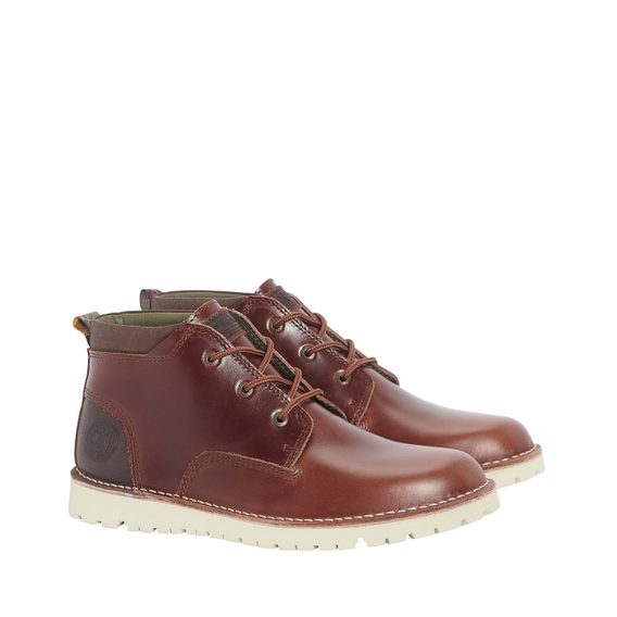 Barbour Bedrock Derby Boots — Dark Brown