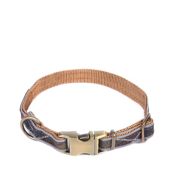 Barbour Reflective Tartan Dog Collar — Classic Tartan