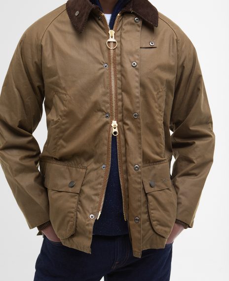 Barbour Bedale Wax Jacket — Bark