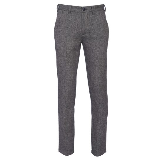 Vlněné kalhoty Barbour Neuston Wool - antracit