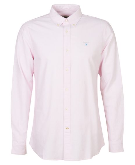 Barbour Striped Oxtown Tailored Shirt — Classic Pink