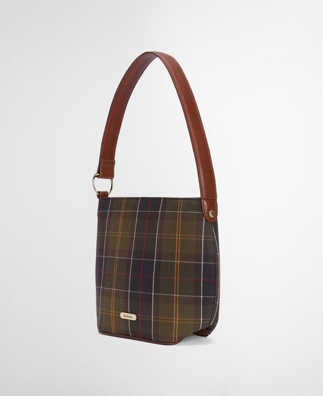 Barbour Cedar Tartan Bucket Bag