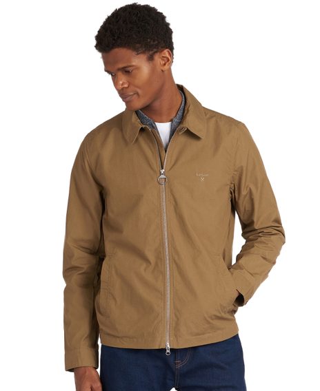 Lehká bavlněná bunda Barbour Essential Casual - písková
