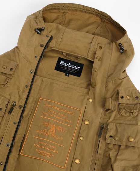 Barbour × TO KI TO Field Utility Casual Jacket — Golden Khaki