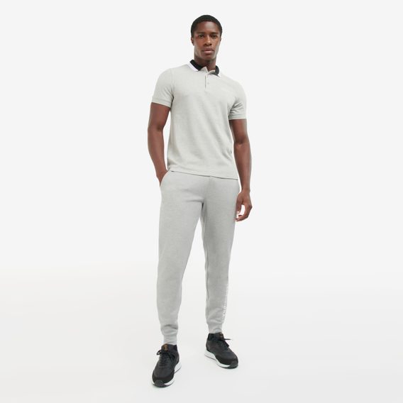 Polo z piké bavlny Barbour International Ampere Polo - Light Grey