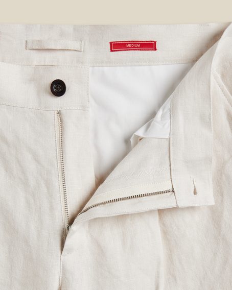 Portuguesse Flannel — Linen Trousers Single Pleat