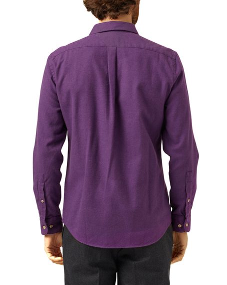 Flanelová košile Portuguese Flannel Teca - Purple