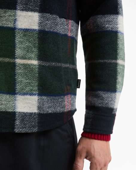 Barbour Woodlane Brushed Check Overshirt — Loch Tartan