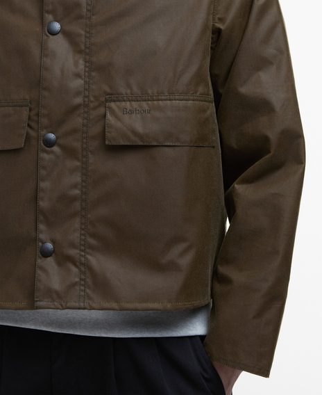 Barbour Spey Waxed Jacket — Beech
