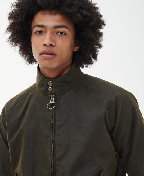 Barbour Porton Wax Jacket Wax — Archive Olive